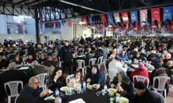 Mudanya'da bir olan gönüllerle sofralar bereketle doldu