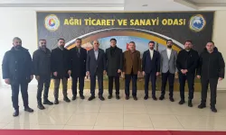 Ağrı'da mali müşavirlerden ATSO'ya ziyaret