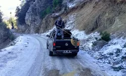 Alanya yollarında kış mesaisi sürüyor