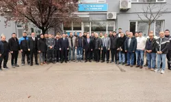 Başkan Bozbey, BUSKİ personeliyle bayramlaştı