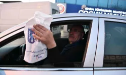 Başkentte moto kuryeli iftar desteği