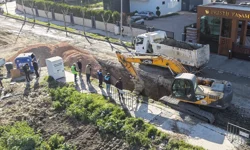 Manisa Güzelyurt'ta sorunlu kanalizasyon hattına yenileme