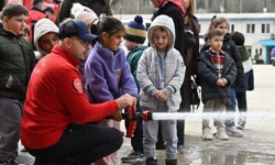 Bilecik Bozüyük'te miniklere yangın bilinci eğitimi