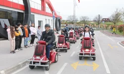 Çayırovalı minikler Trafik Eğitim Parkı'nda buluştu