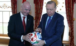 Cumhurbaşkanı Erdoğan, FIFA Başkanı'nı kabul etti