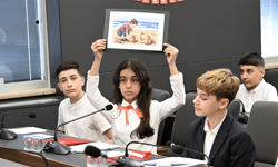 23 Nisan Çocuk Meclisi'nden Dünyaya Barış Mesajı