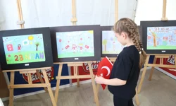 Kocaeli'de çocuk ressamlar için sergi