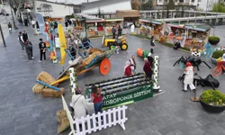 Konya'da tarım haftasına özel tasarımlar ilgi görüyor