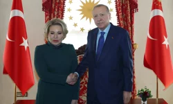 Rusya Federasyon Konseyi Başkanı Matviyenko Dolmabahçe'de