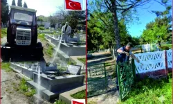 Edirne'de mezarlıklar tamamen yenilendi