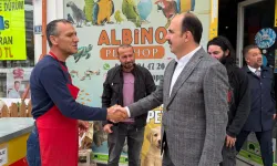 Konya Meram'da başkanlardan esnaf ziyareti