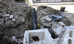 Manisa Saruhanlı'da altyapı yenileniyor