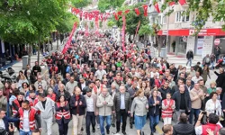 Manisa'da Başkan Dutlulu emekçilerle omuz omuzaydı