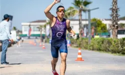 Ordu'lu sporcu Ayvalık Triatlonu'nda birinci