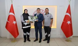 Artvin Vali Vekili Erdoğan'a özel güvenlik haftası ziyareti