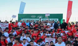 Gaziantep'te sokaktan sahaya spor şöleni