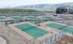 Kayseri Erciyes'te Dünya Tenis Turu heyecanı