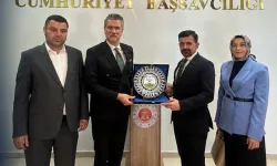 Ağrı Barosu'ndan Başsavcı Adem Çalış'a veda ziyareti