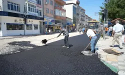Bursa Yenişehir'in ana arterleri sıcak asfaltla yenilendi