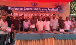Çorum'da leblebi yarışması renkli geçti
