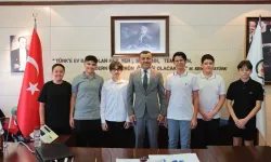 Denizlili LGS şampiyonları Başkan Çavuşoğlu'yla buluştu