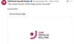 CHP Gençlik Kolları, YENİ Parti'nin ele geçirdiği X hesabını geri aldı!