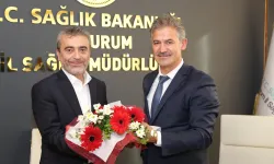 Erzurum İl Sağlık Müdürlüğü'nde bayrak değişimi