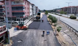 Manisa Kula'da sıcak asfalt tamamlandı