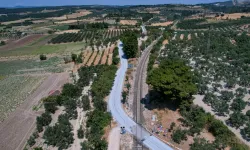Manisa Soma'da mahalle yollarına ikinci kat asfalt