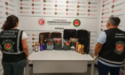 Antalya Havalimanı'nda 18,9 kilo likit metamfetamin ele geçirildi
