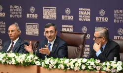 Cumhurbaşkanı Yardımcısı Cevdet Yılmaz BTSO'nun konuğu oldu