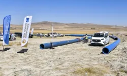 Ankara Polatlı'da tarımsal sulama hattı yenileniyor