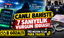 İstanbul’da Canlı Bahis Operasyonu: 8 Gözaltı, 192 Milyon TL’lik Para Trafiği