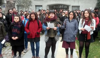 Bilgi Üniversitesi'ne saldırı protesto edildi