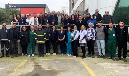 KOBİTEM'in yangın eğitimi ile hastaneler güvende