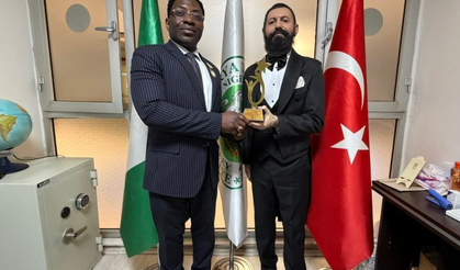 Akif Manaf “Nijerya-Türkiye Dostluk ve Barış Ödülü” ile Onurlandırıldı