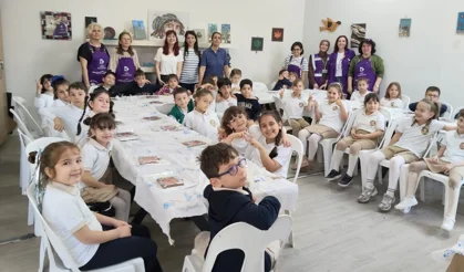 İZGİM'de minik öğrenciler öğrenerek, eğlendi