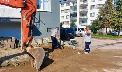 Giresun'da altyapı ve üstyapı çalışmaları sürüyor