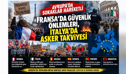 AVRUPA’DA SOKAKLAR KARIŞTI! FRANSA’DA SOKAĞA ÇIKMA YASAKLARI, İTALYA’DA ASKER TAKVİYESİ