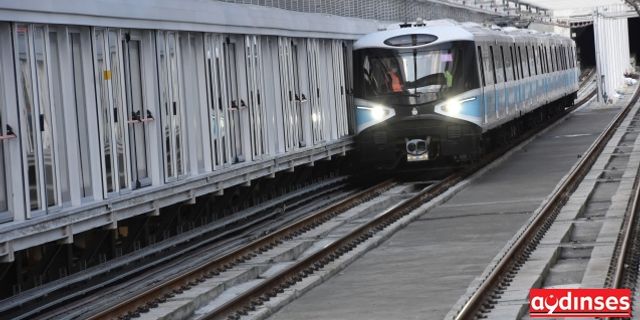 Covid'li İmamoğlu Mecidiyeköy-Mahmutbey Metro Hattını uzaktan açtı