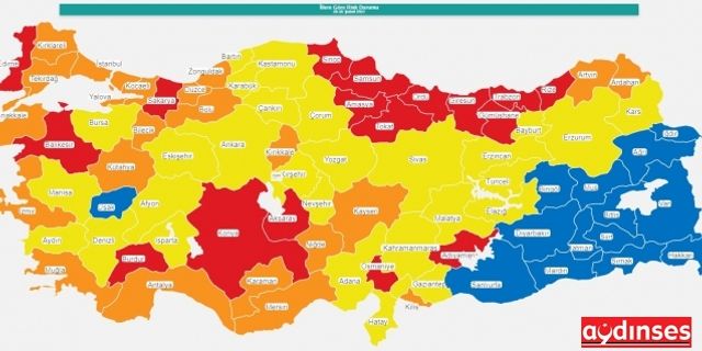 Sağlık Bakanlığı Türkiye risk haritasını açıkladı: Hangi illerde normalleşme başladı!