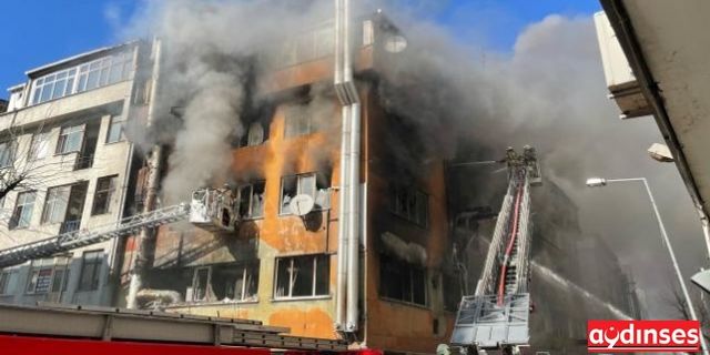 İstanbul’da iş yerinede yangın çıktı;  4 işçi hayatını kaybetti