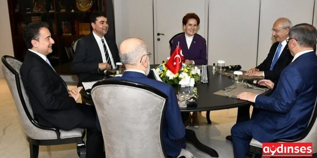 Millet İttifakı'nın Altılı masası beşinci kez toplandı: Liderlerden ortak açıklama