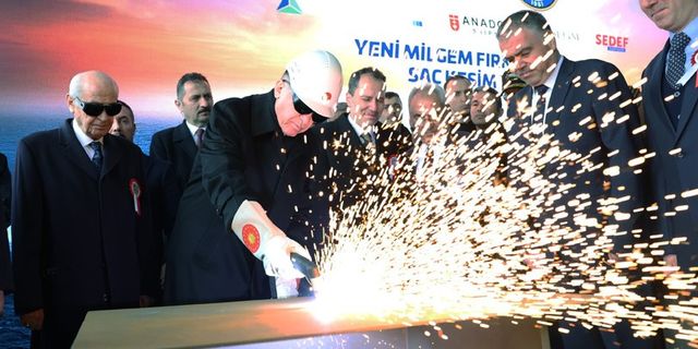 Erdoğan; “TCG Anadolu’yu, bir sembol olarak görüyoruz”
