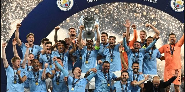 Manchester City, tarihinde ilk kez Şampiyonlar Ligi kupasını kaldırdı
