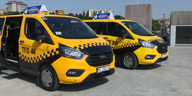Yeni taksiler İstanbul'da hizmete başladı