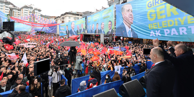 Cumhurbaşkanı Erdoğan'dan Giresun'lulara seçim teşekkürü