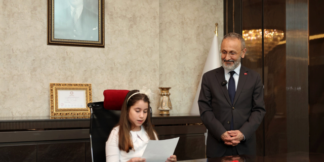 Eyüpsultan'da Başkan görevini Çocuklara devretti(!)