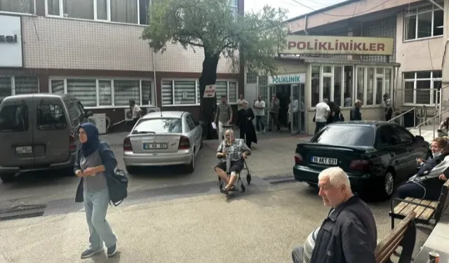 Bursa Çekirge Devlet Hastanesinde yoğunluk yaşanıyor