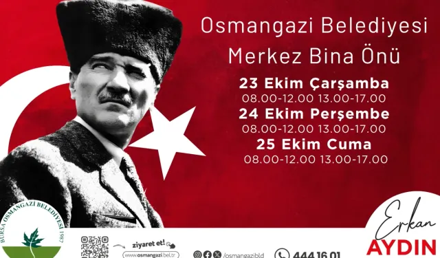 Belediyeden ücretsiz Atatürk Posteri